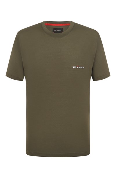 Мужская хлопковая футболка KITON, арт. UMK0717H101