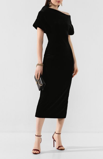 Кожаные босоножки amber SAINT LAURENT красного цвета по цене 79950 руб., арт. 472021/AAL00, фото 2 Кожаные босоножки amber SAINT LAURENT, арт. 472021/AAL00, фото 2