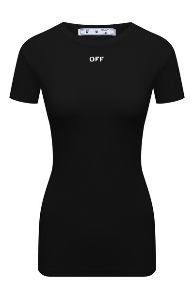 Женская хлопковая футболка OFF-WHITE, арт. 0WAA065S21JER001