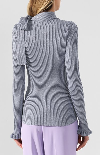 Пуловер из смеси хлопка и вискоз ы REDVALENTINO, арт. TR3KCC48/4W2, фото 4