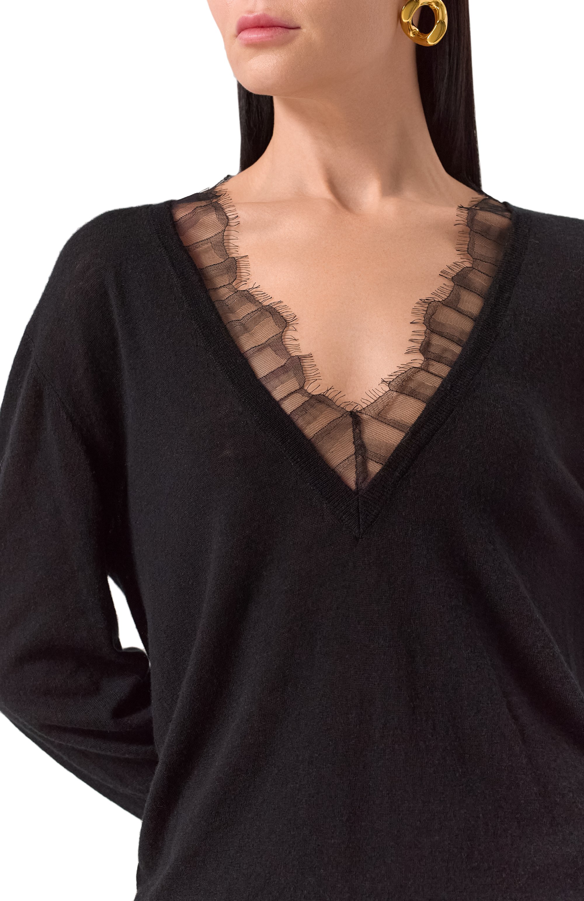 Пуловер из шерсти и шелка IRO, арт. WF12HABY, фото 5