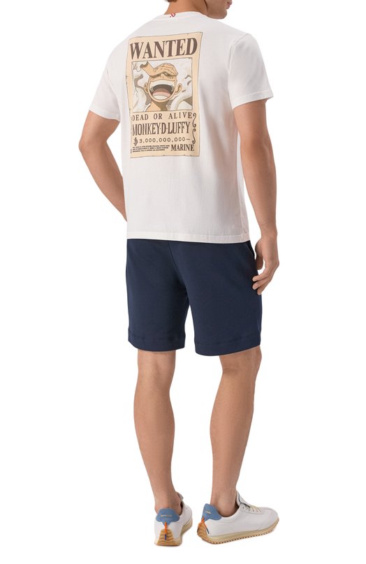 Хлопковая футболка MC2 Saint Barth STBM TSHIRT MAN/04481H Белый  STBM TSHIRT MAN/04481H Фото 2