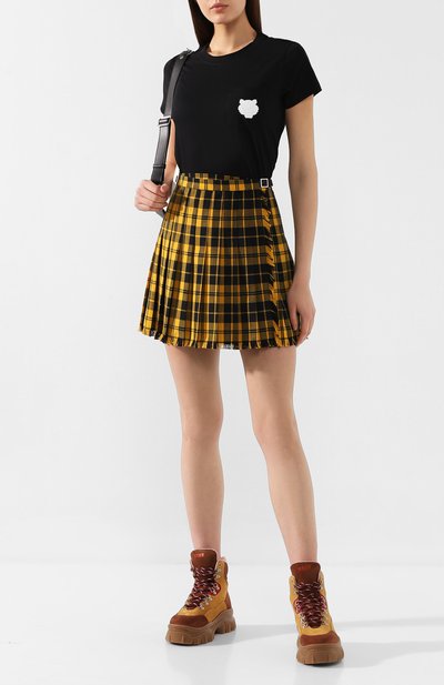 Хлопковая футболка KENZO черного цвета по цене 8350 руб., арт. F962TS811977, фото 2 Хлопковая футболка KENZO, арт. F962TS811977, фото 2