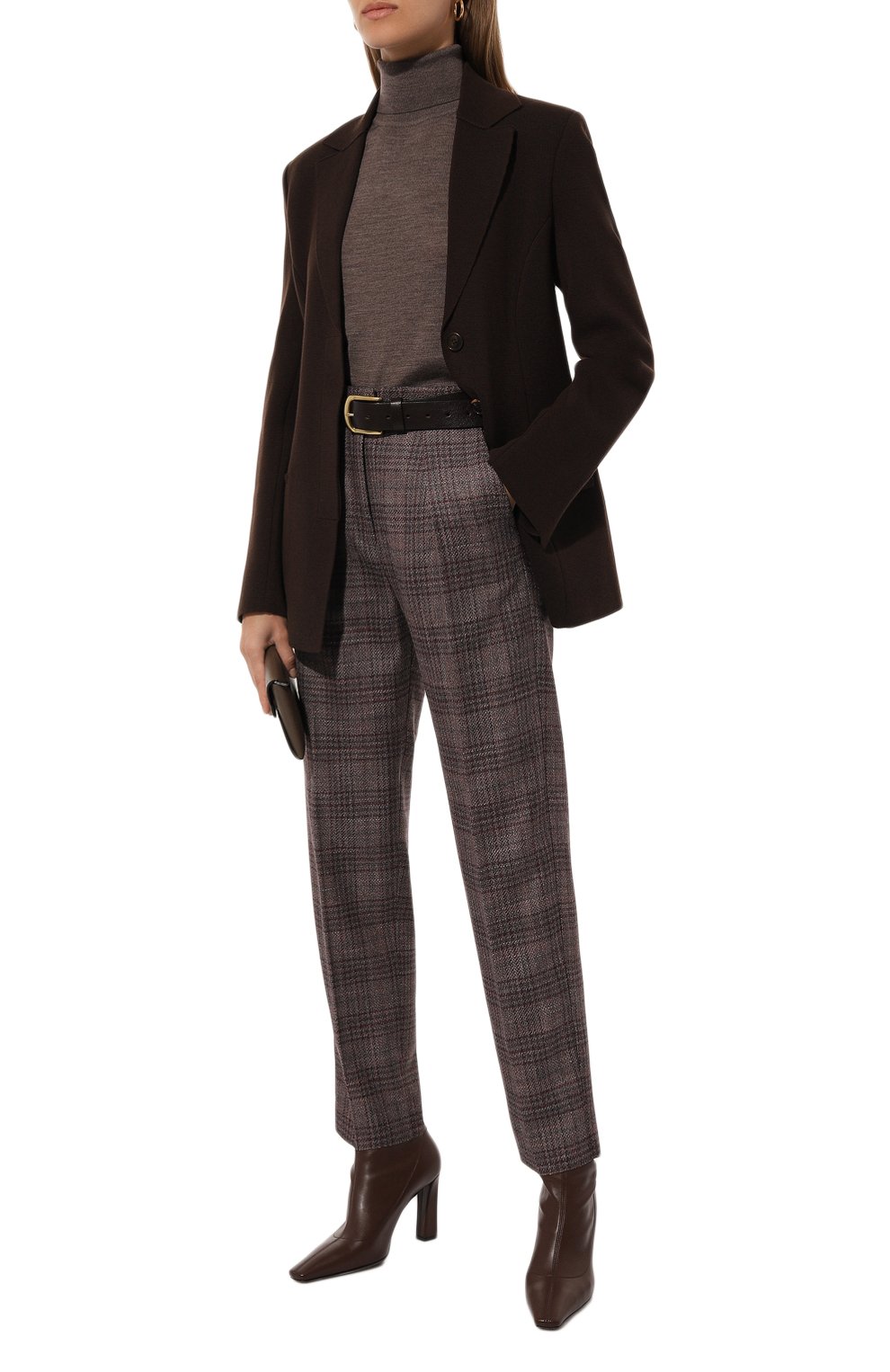 Шерстяная водолазка KITON коричневого цвета по цене 109000 руб., арт. D577140101301013, фото 2 Шерстяная водолазка KITON, арт. D577140101301013, фото 2