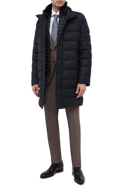 Кожаные оксфорды SANTONI, арт. MCCR12474JC6I0BRN01, фото 2