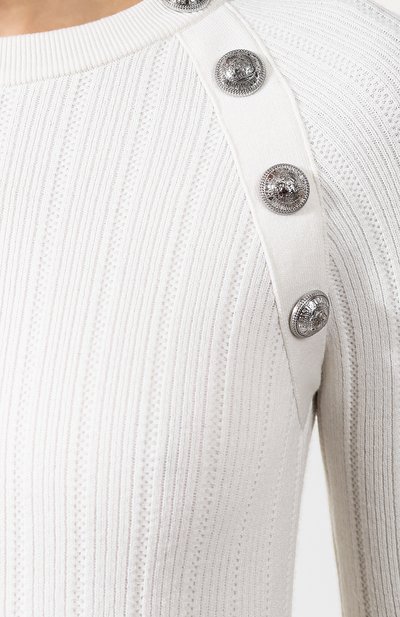 Шерстяное платье BALMAIN, арт. SF26263/K488, фото 5