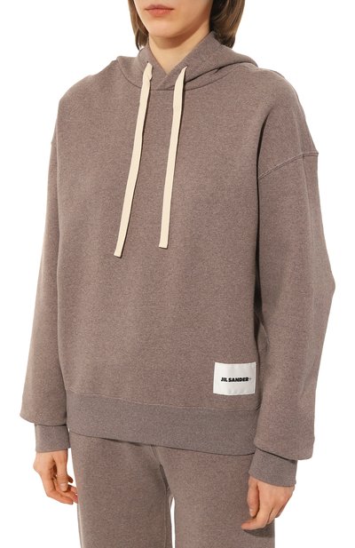 Хлопковое худи JIL SANDER, арт. J40GU0104/J20010, фото 3