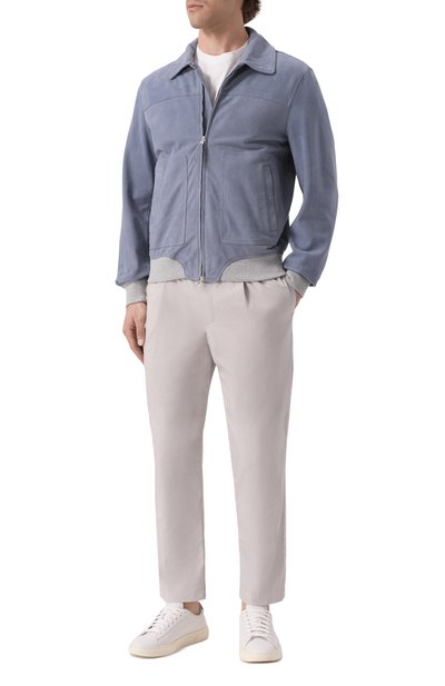 Замшевый бомбер L.B.M. 1911, арт. 9390/59005, фото 2