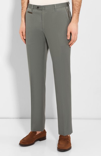 Брюки из смеси хлопка и кашемира CORNELIANI, арт. 854203-0114105/02, фото 3