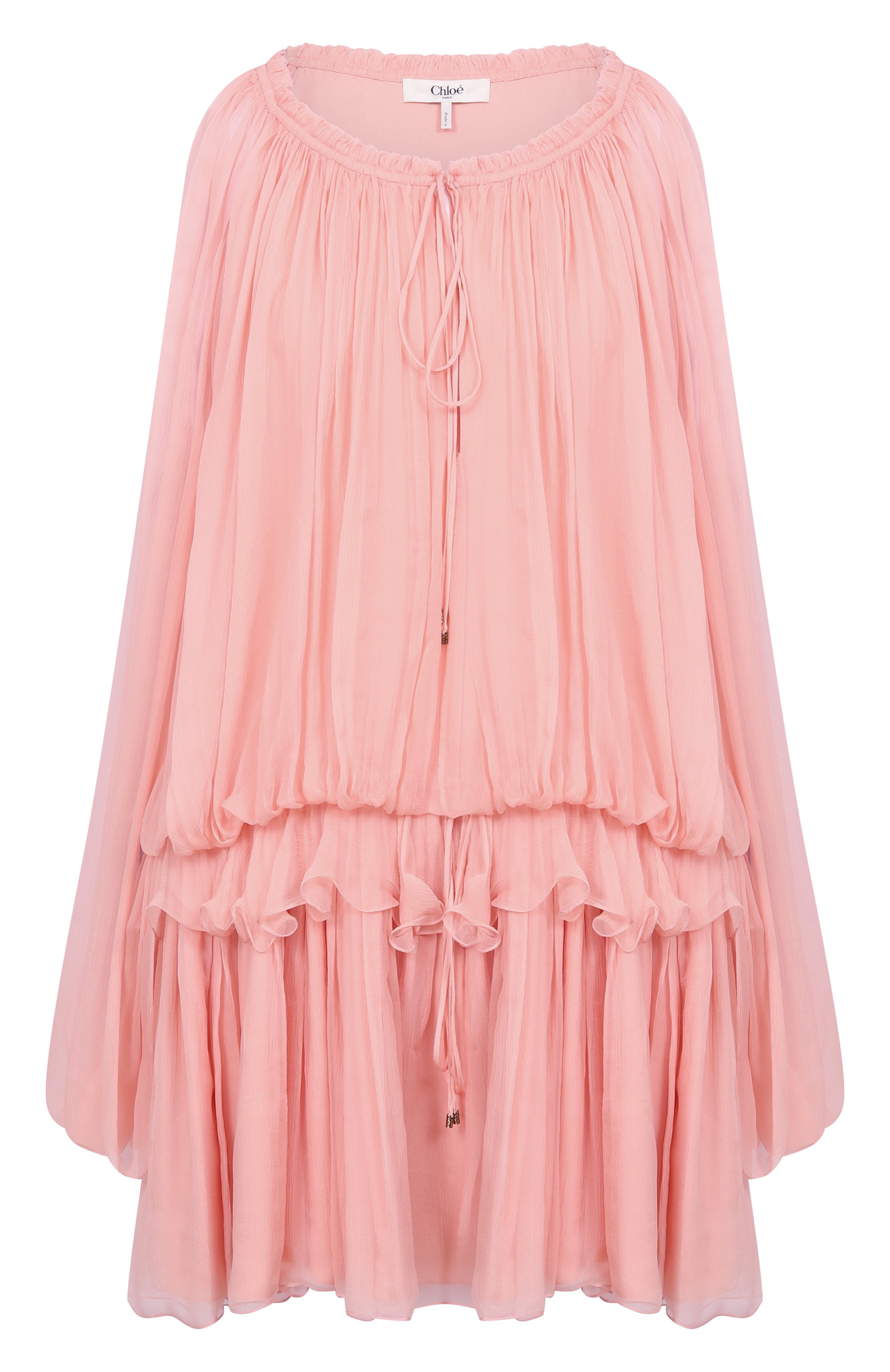 Шелковое пла тье CHLOÉ, арт. CH26SR002001, фото 1
