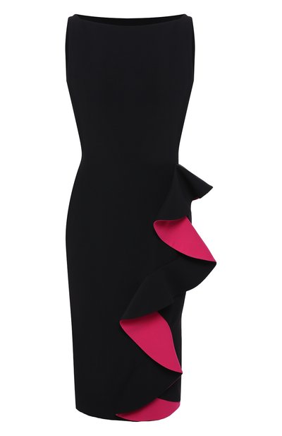 Платье с оборкой ALEXANDER MCQUEEN, арт. 605290/QEAAA, фото 1