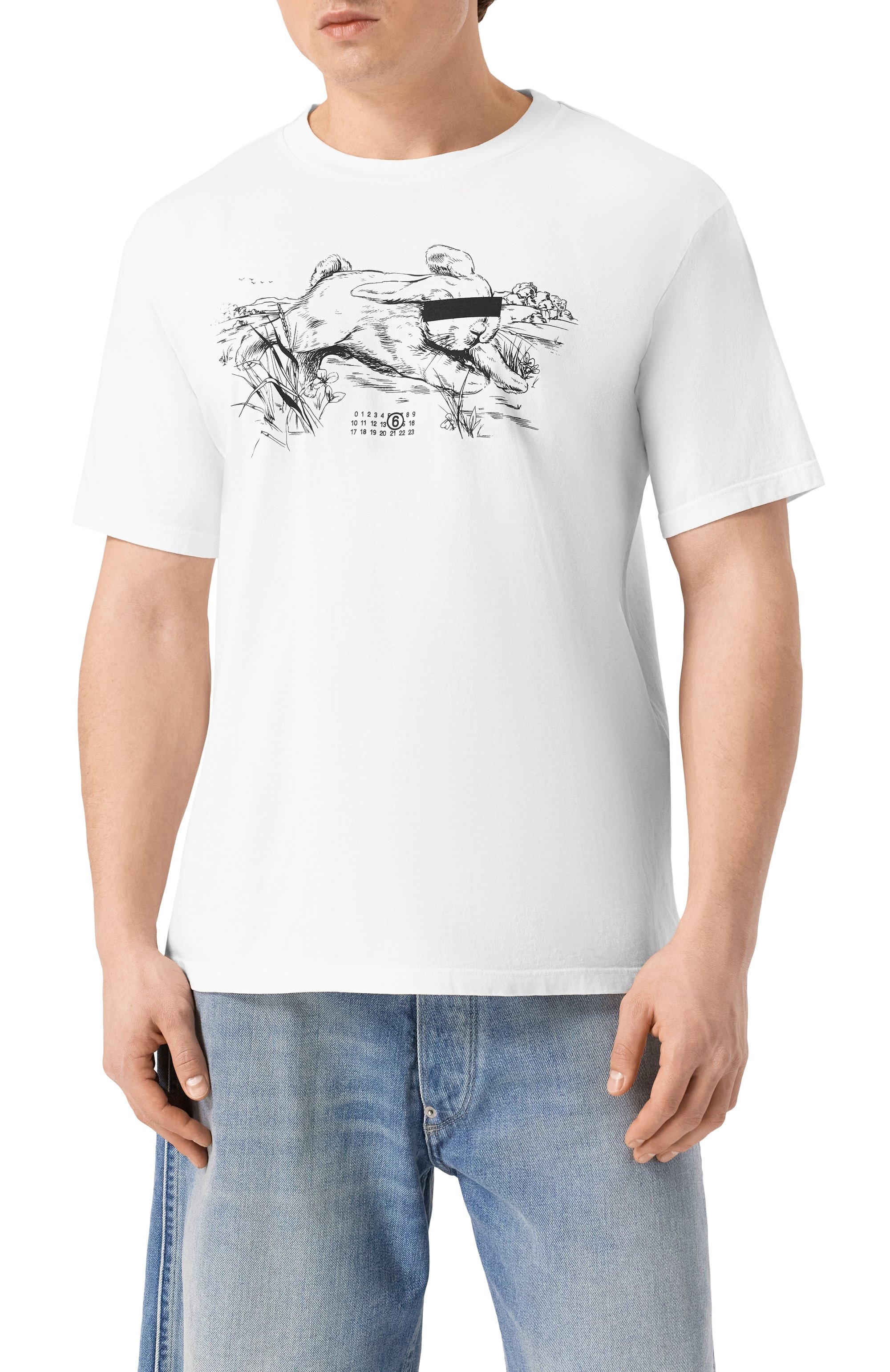 Хлопковая футболка MM6, арт. SH2GC0024/M20108, фото 3