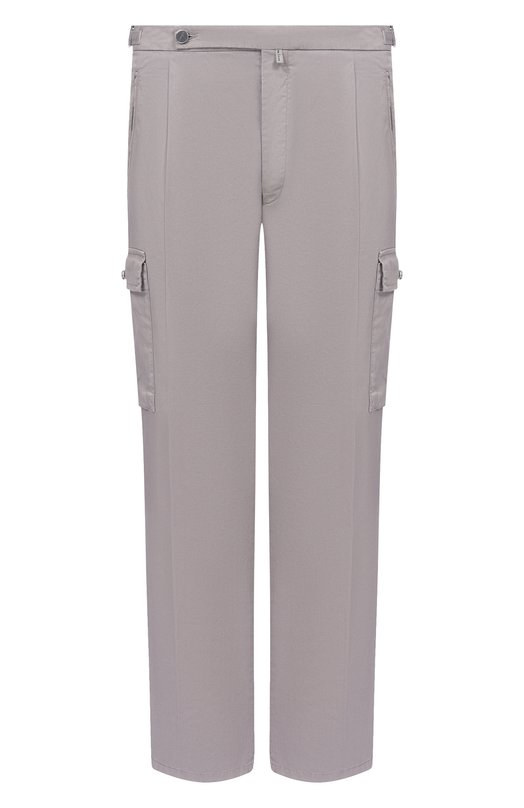 Хлопковые брюки-карго Kiton UP0005K0600H Серый UP0005K0600H