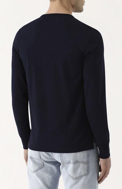 Хлопковый лонгслив с воротником на пуговицах TOM FORD, арт. BP402/TFJ890, фото 4