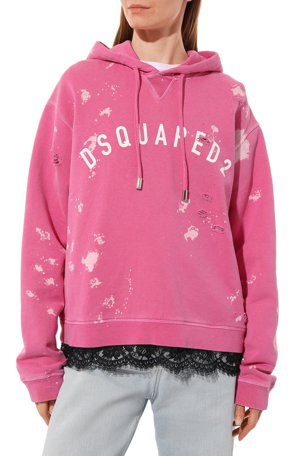 Хлопковое худи DSQUARED2, арт. S75GU0456/S25030, фото 3