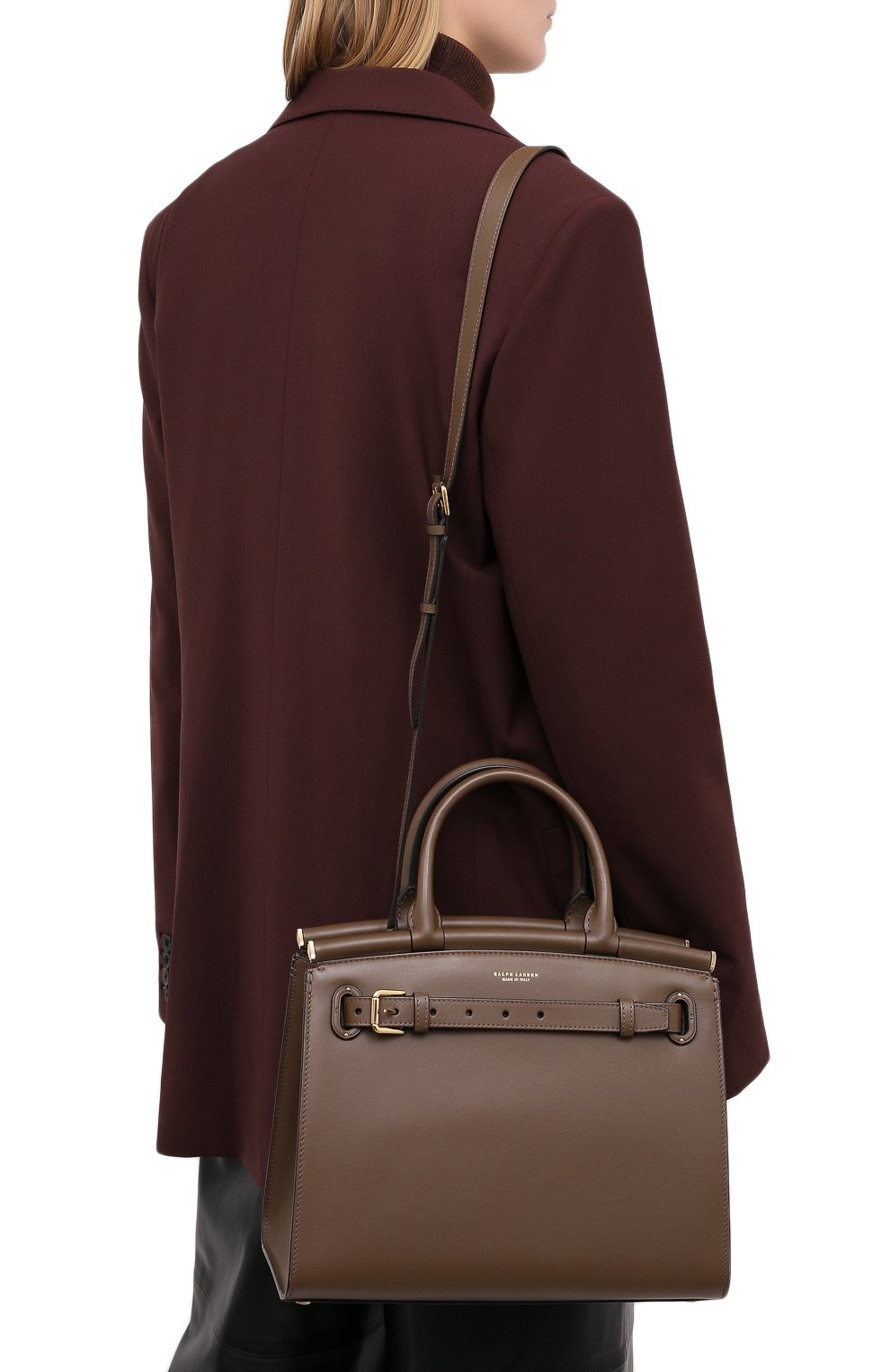 Сумка rl50 RALPH LAUREN коричневого цвета по цене 216500 руб., арт. 435769047, фото 5 Сумка rl50 RALPH LAUREN, арт. 435769047, фото 5