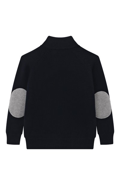 Шерстяной кардиган IL GUFO темно-синего цвета по цене 16350 руб., арт. A23GF190EM220/2A-4A, фото 2 Шерстяной кардиган IL GUFO, арт. A23GF190EM220/2A-4A, фото 2