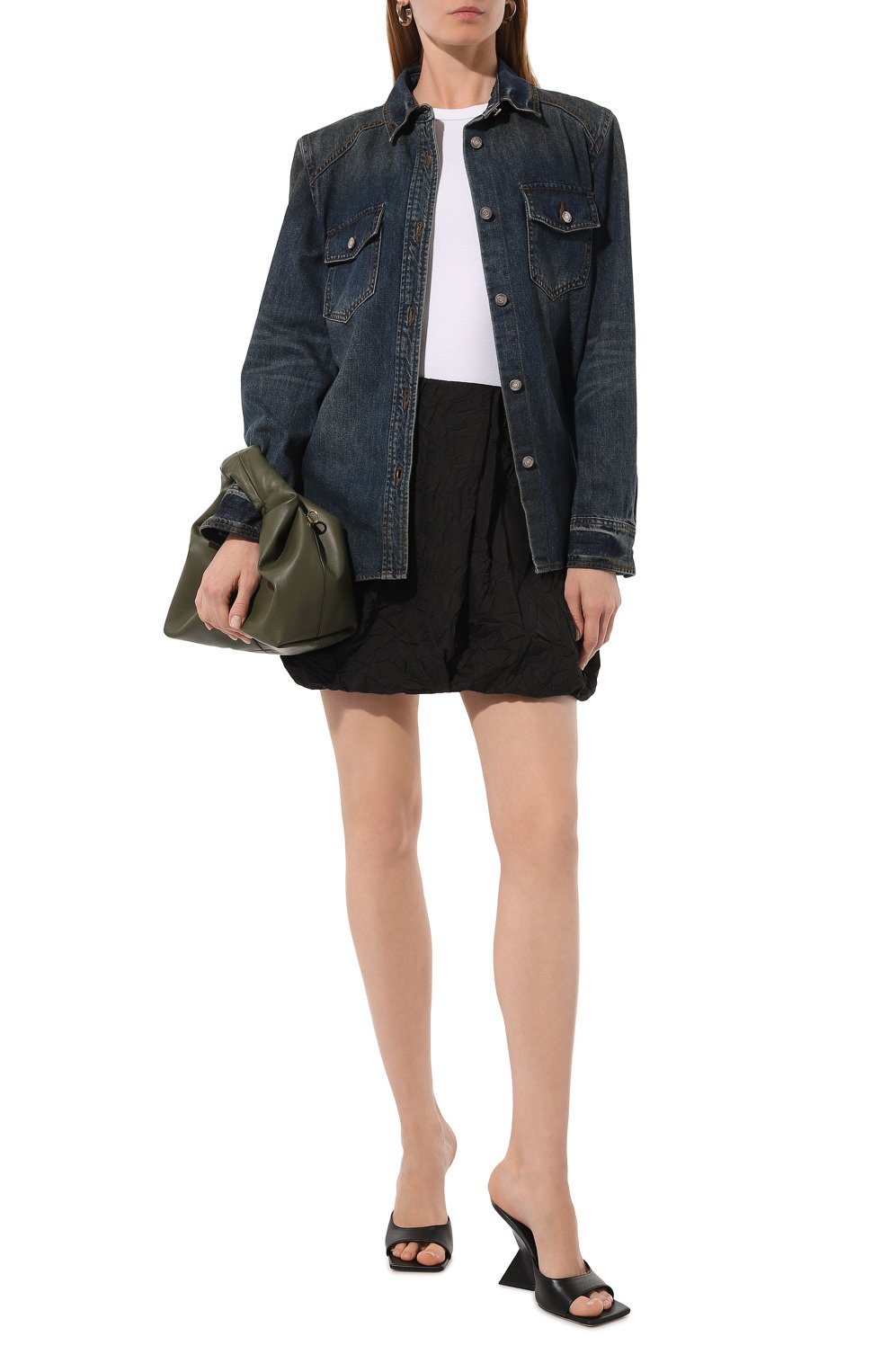 Юбка JUUN.J черного цвета по цене 38000 руб., арт. JW4727W055, фото 2 Юбка JUUN.J, арт. JW4727W055, фото 2