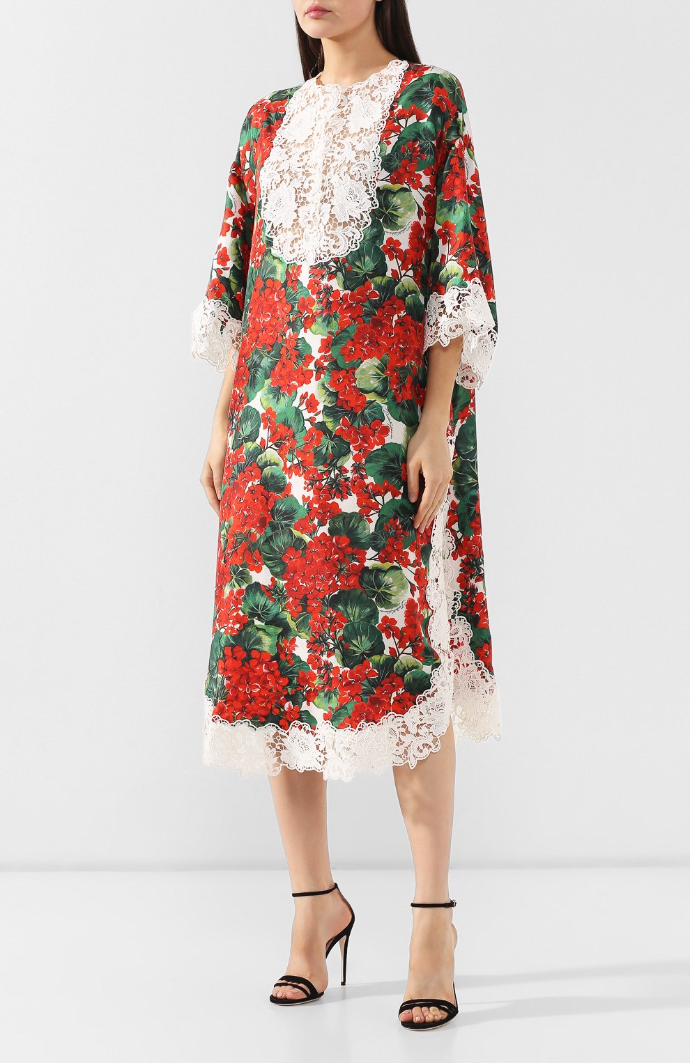 Шелковое платье DOLCE & GABBANA, арт. F6C3RZ/HS1ZW, фото 3