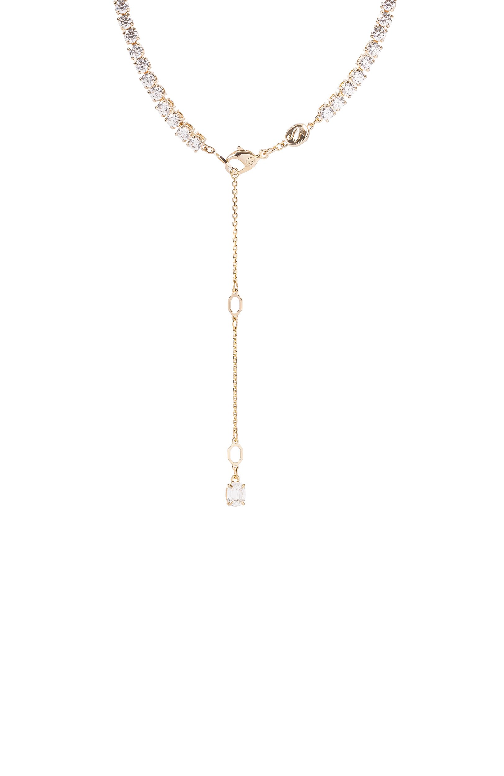 Колье matrix tennis SWAROVSKI золотого цвета по цене 69300 руб., арт. 5750601, фото 4 Колье matrix tennis SWAROVSKI, арт. 5750601, фото 4