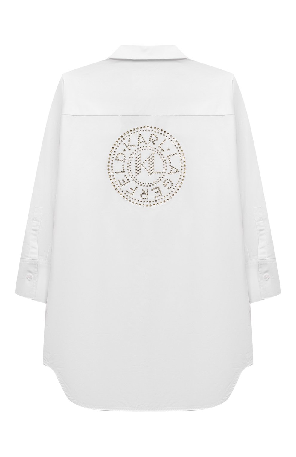 Хлопковое платье-рубашка KARL LAGERFELD KIDS, арт. Z30080, фото 2
