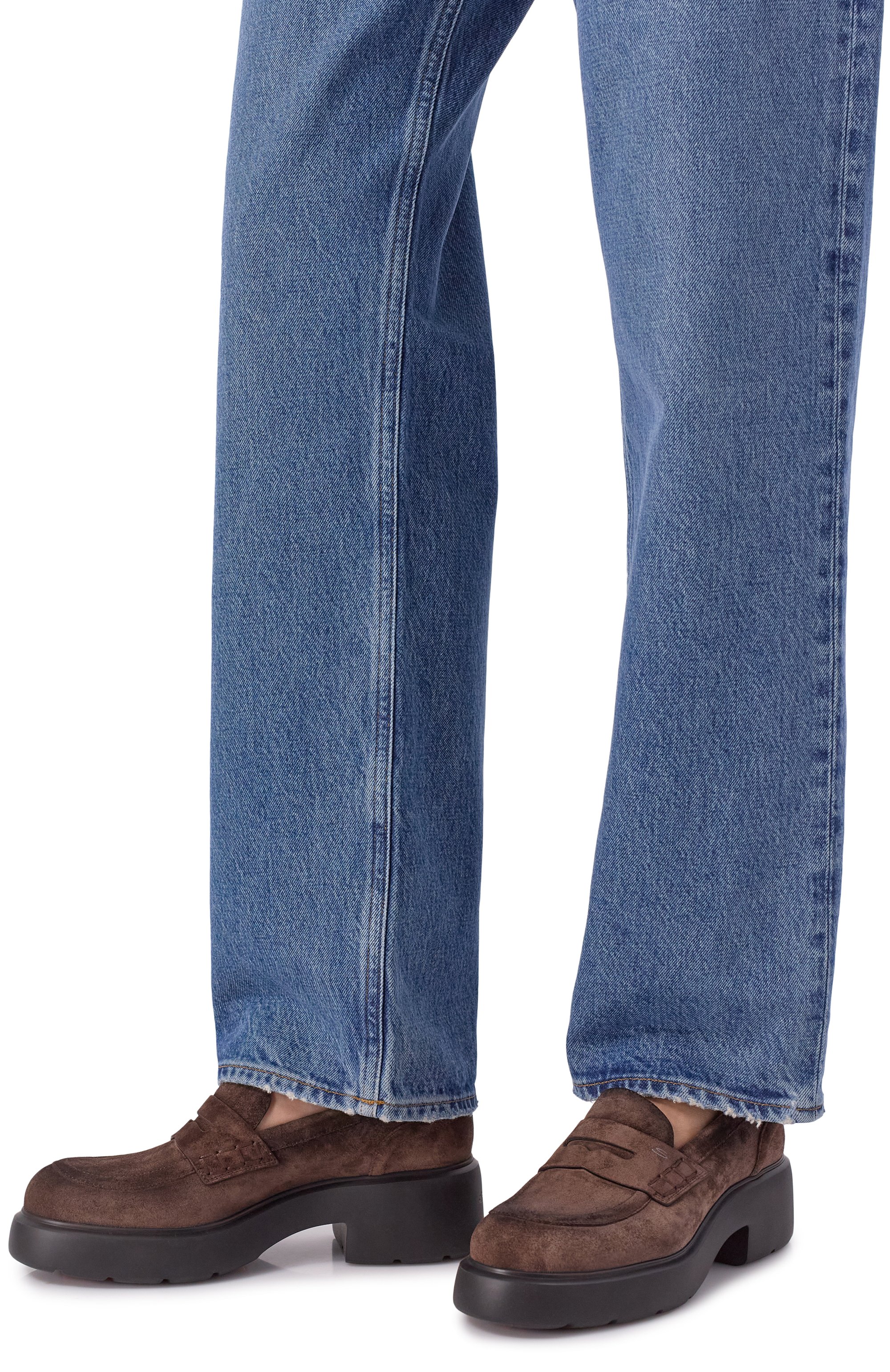 Замшевые пенни-лоферы SANTONI, арт. WUEG71868SM0THLW, фото 2