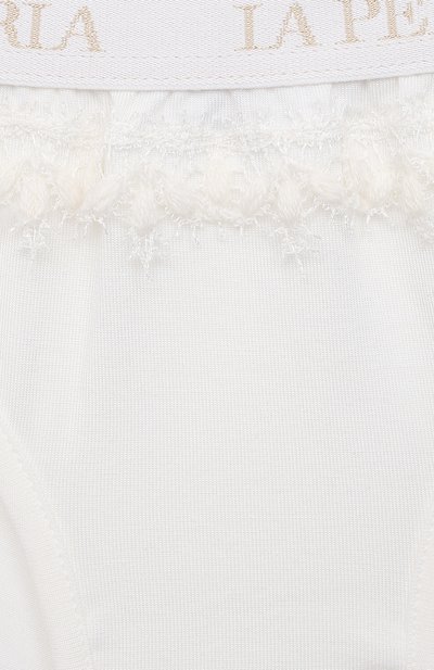 Трусы-слипы LA PERLA кремового цвета по цене 5385 руб., арт. 55787/2A-6A, фото 3 Трусы-слипы LA PERLA, арт. 55787/2A-6A, фото 3