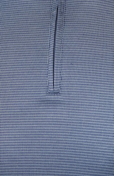 Шелковое поло ZILLI голубого цвета по цене 87550 руб., арт. KZP002M0600VZLU00M, фото 5 Шелковое поло ZILLI, арт. KZP002M0600VZLU00M, фото 5