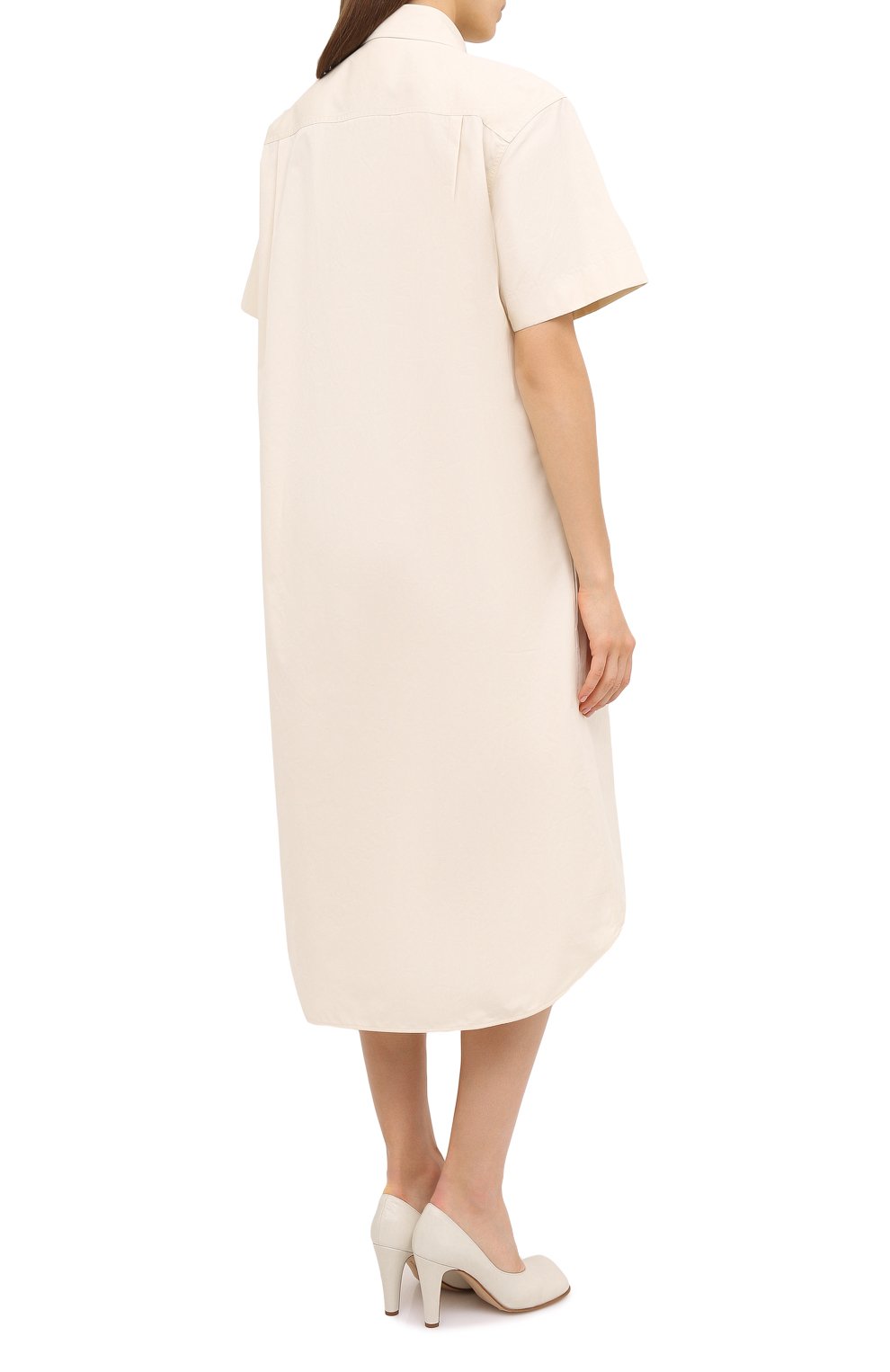Хлопковое платье JIL SANDER, арт. JSCR501505-WR244200, фото 4