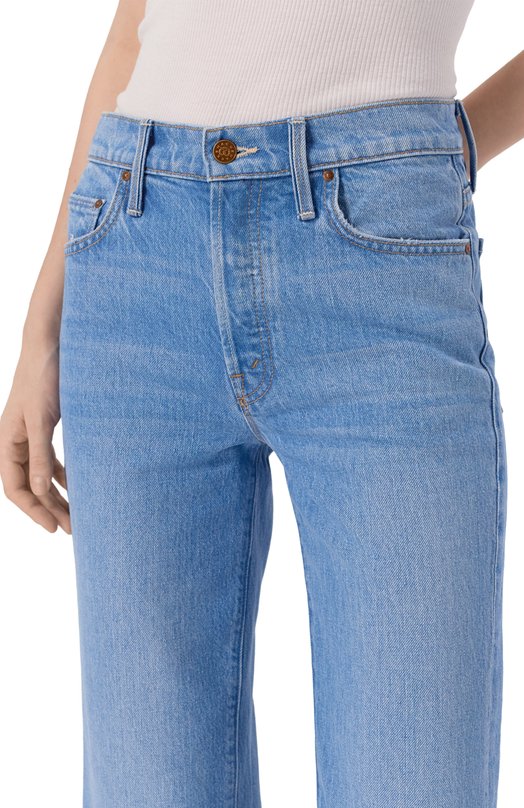 Джинсовые шорты The Half Eaten Fray Mother 11346-1321 Голубой  11346-1321 Фото 5