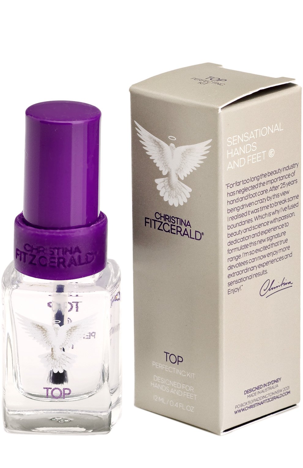 Верхнее покрытие для ногтей top perfecting kit (12ml) CHRISTINA FITZGERALD, арт. 93526838, фото 1
