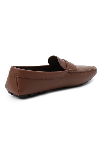 Кожаные мокасины PRADA, арт. 2DD158-053-F0BW5-U00I, фото 4