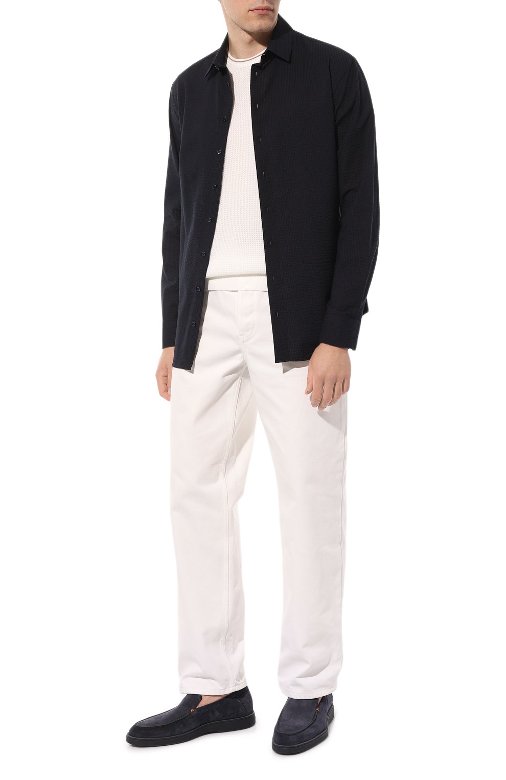 Хлопковая рубашка GIORGIO ARMANI, арт. 8WGCCZ98/TZ272, фото 2