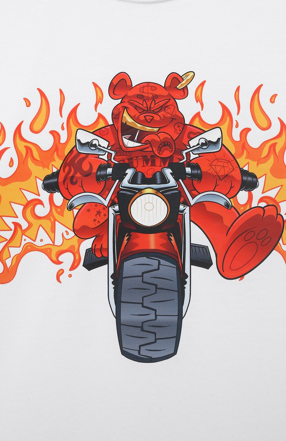 Хлопковая футболка SPRAYGROUND, арт. SPY925WHT, фото 3