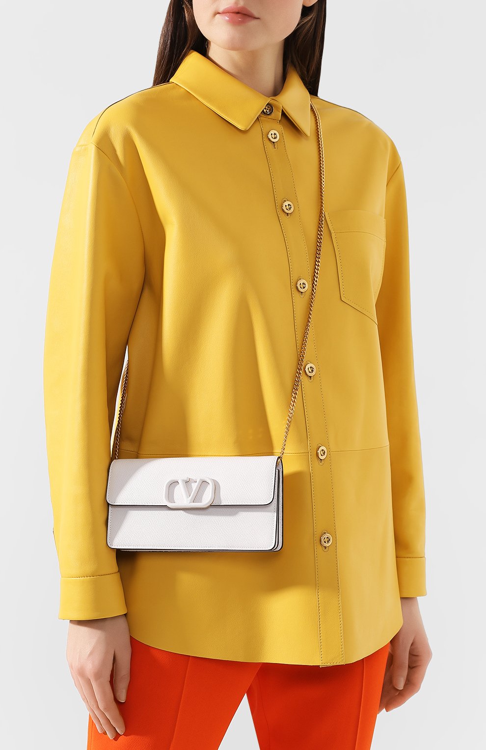 Кожаный кошелек на цепочке VALENTINO, арт. TW2P0S93/RQR, фото 2