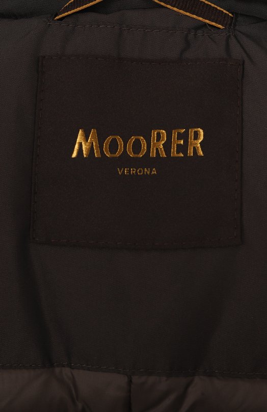 Пальто Bond-FUR с меховым воротником Moorer B0ND/FUR-LE Коричневый  B0ND/FUR-LE Фото 7