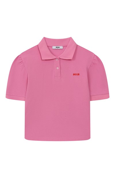 Хлопковое поло MSGM KIDS, арт. S5MSJGP0268