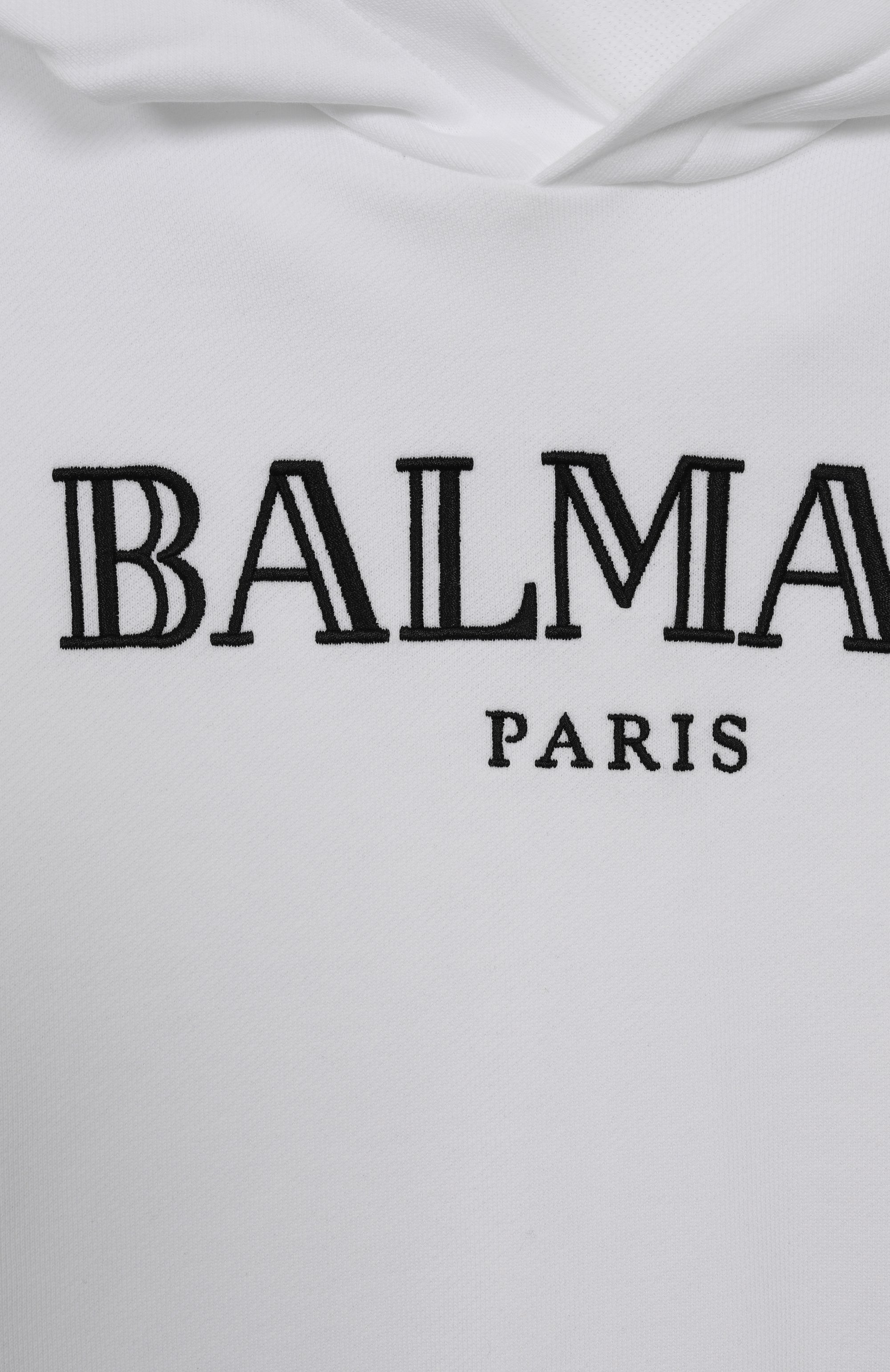 Хлопковое худи BALMAIN, арт. BW4P40, фото 3