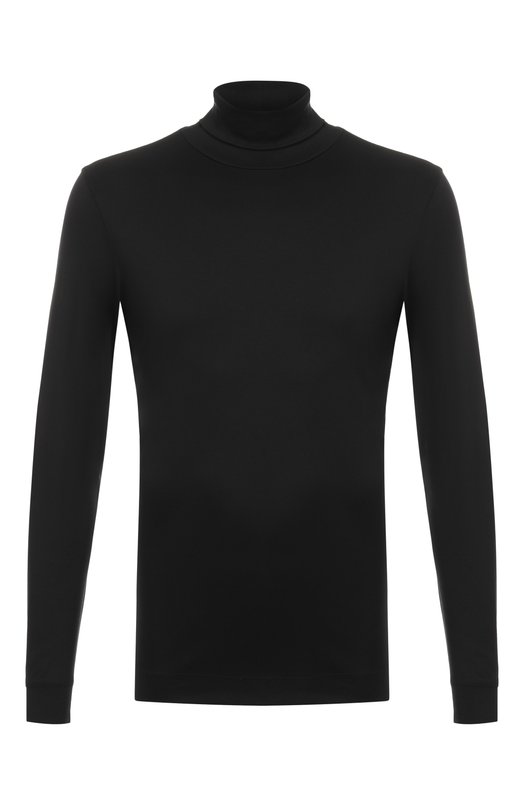 Хлопковая водолазка Van Laack VL-PELIN01-XX/180031 Чёрный VL-PELIN01-XX/180031