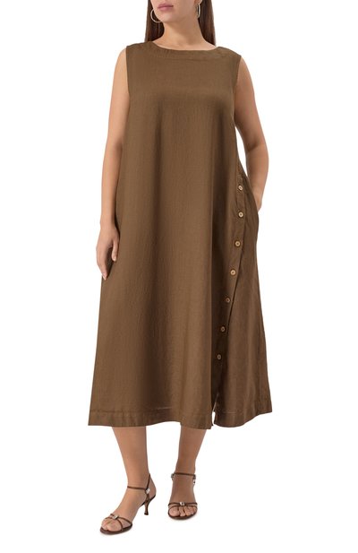 Льняное платье MARINA RINALDI VOYAGE, арт. ZAIN0, фото 3