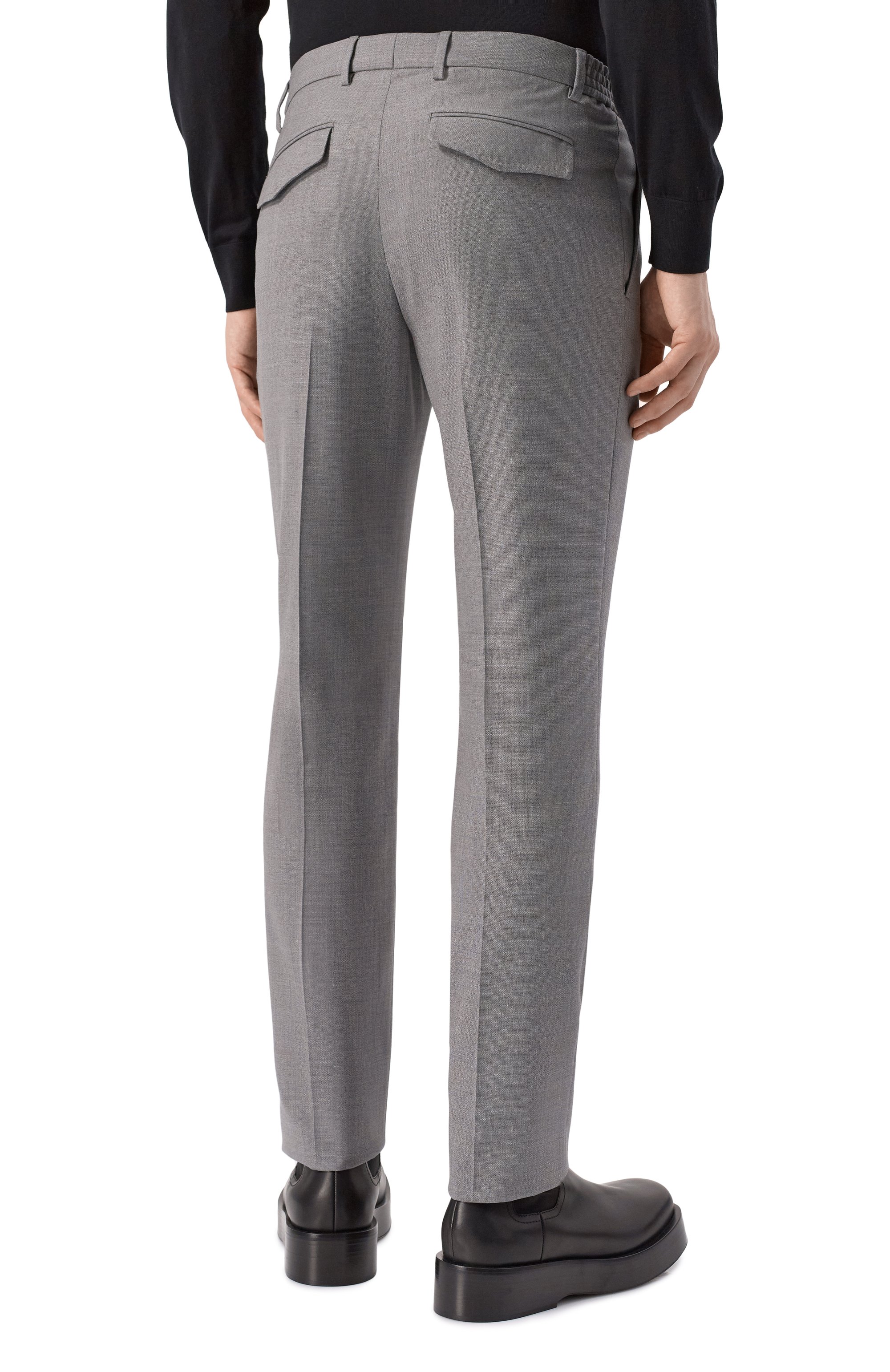 Шерстяные брюки STEFANO RICCI, арт. M1T8100006/W0003S, фото 4