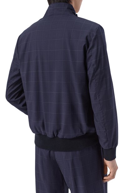 Шерстяной бомбер CAPOBIANCO темно-синего цвета по цене 111000 руб., арт. 20M189.FN00., фото 4 Шерстяной бомбер CAPOBIANCO, арт. 20M189.FN00., фото 4