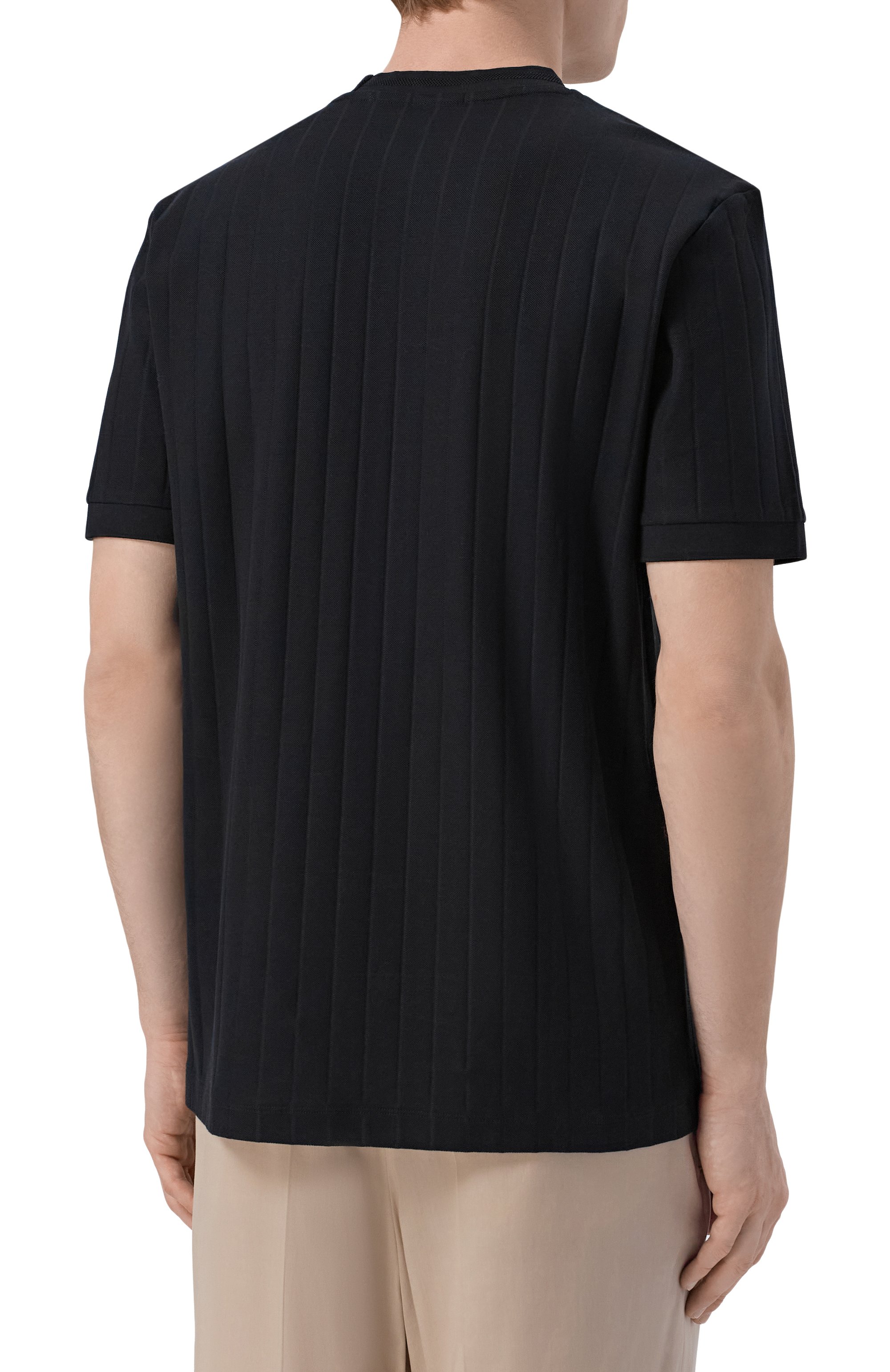 Хлопковая футболка BOSS, арт. 50559610, фото 4