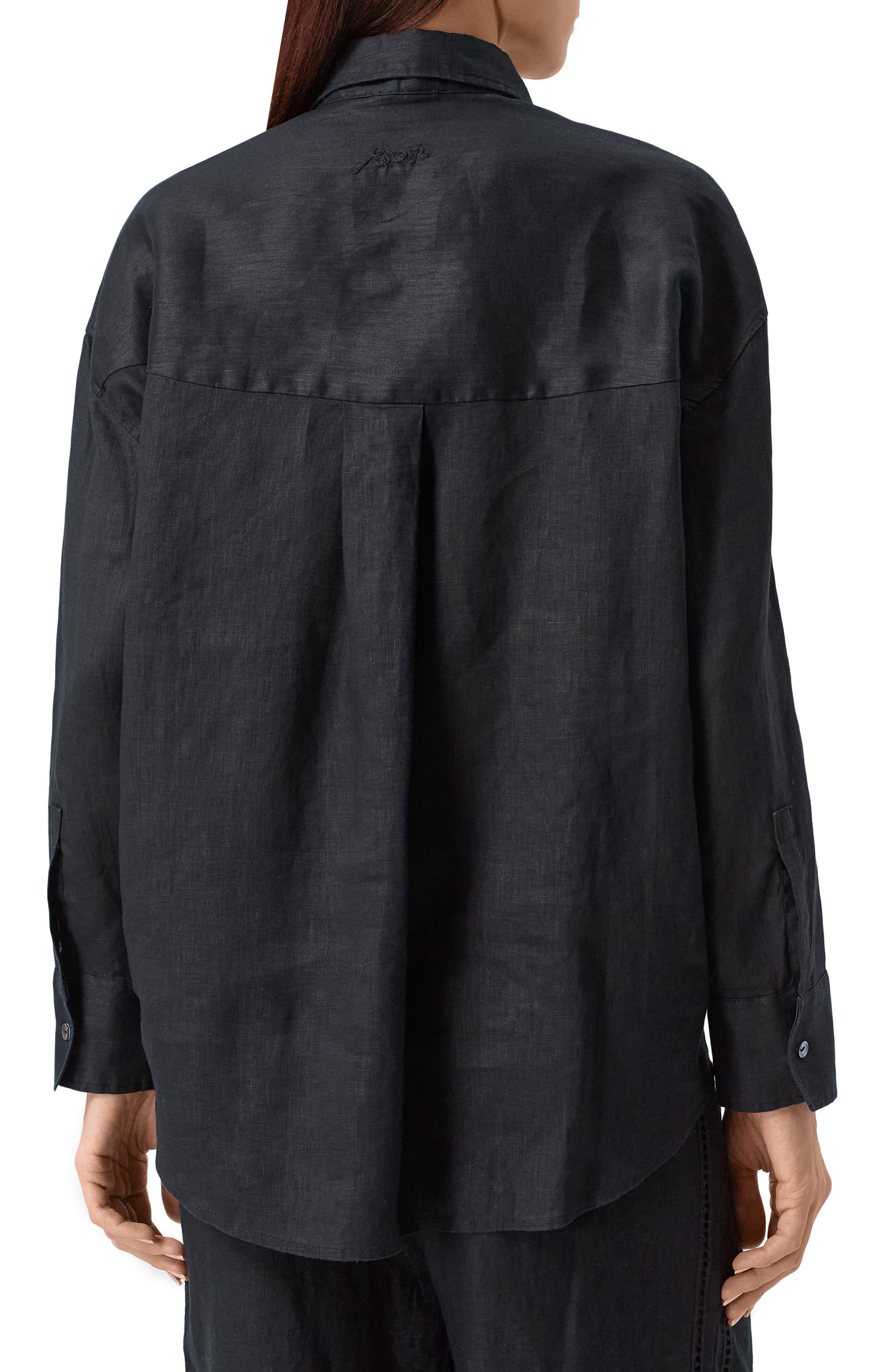 Льняная рубашка P.A.R.O.S.H., арт. D380626, фото 4