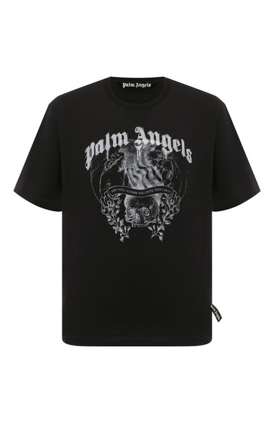 Мужская хлопковая футболка PALM ANGELS, арт. PMAA089F24JER007