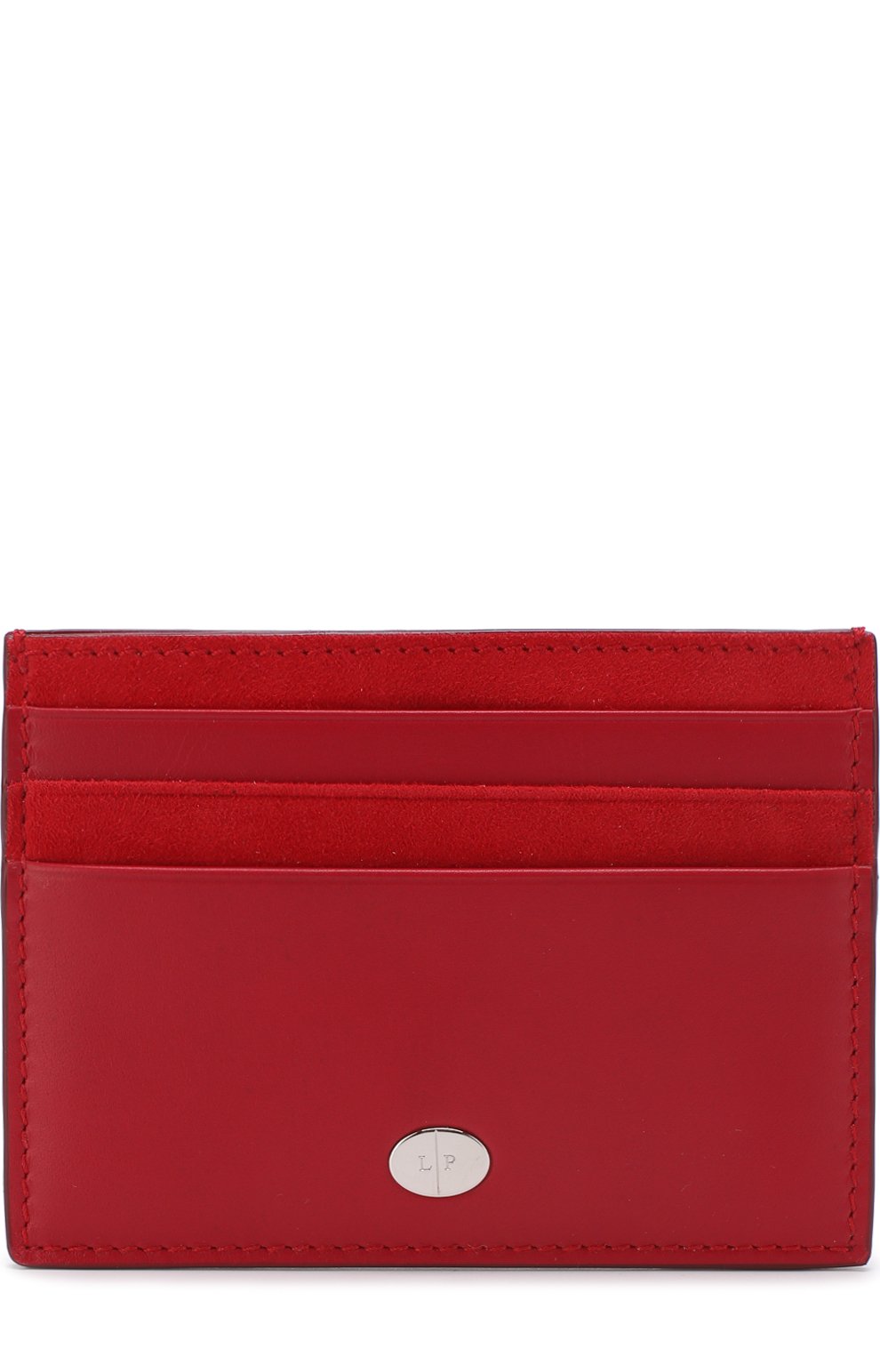 Кожаный футляр для кредитных карт LORO PIANA красного цвета по цене 25350 руб., арт. FAI0943, фото 1 Кожаный футляр для кредитных карт LORO PIANA, арт. FAI0943, фото 1