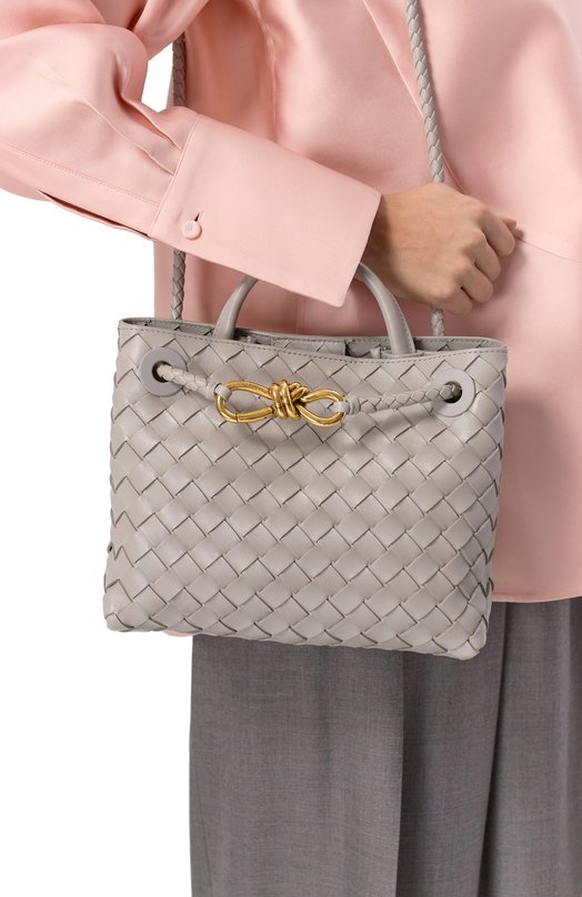Сумка Andiamo small Bottega Veneta 766014/VCPP1 Серый  766014/VCPP1 Фото 2