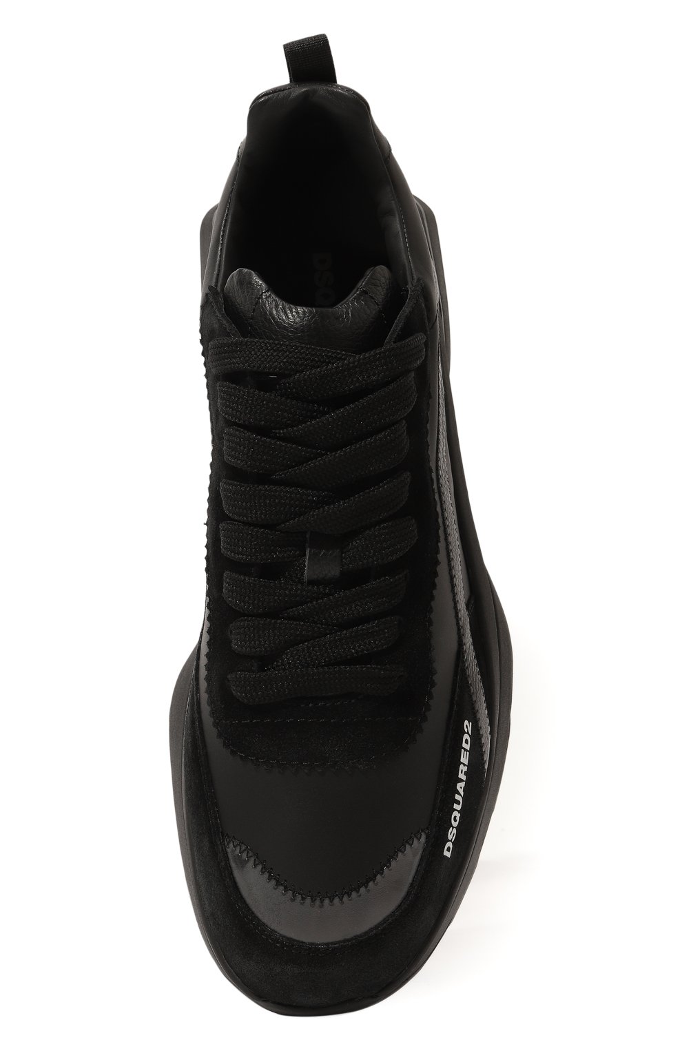 Кожаные кроссовки slash DSQUARED2, арт. SNM0242 25I05795, фото 6