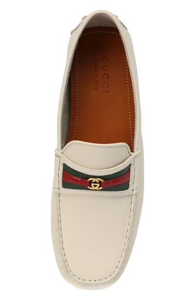 Кожаные мокасины GUCCI, арт. 648039/1XH30, фото 5
