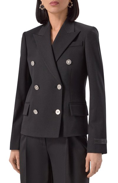 Шерстяной жакет VERSACE, арт. 1017677/1A12258, фото 3